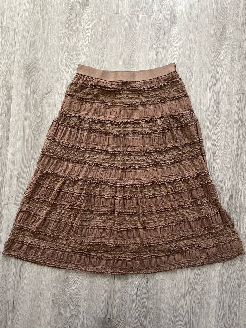 Max edition brown maxi skirt